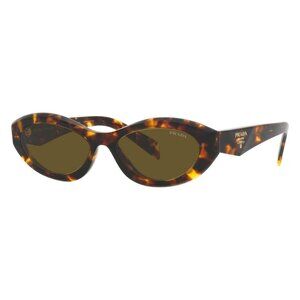 A0878Z New PRADA Havana Cat Eye PR 26ZS 14L-09Z Sunglasses Women